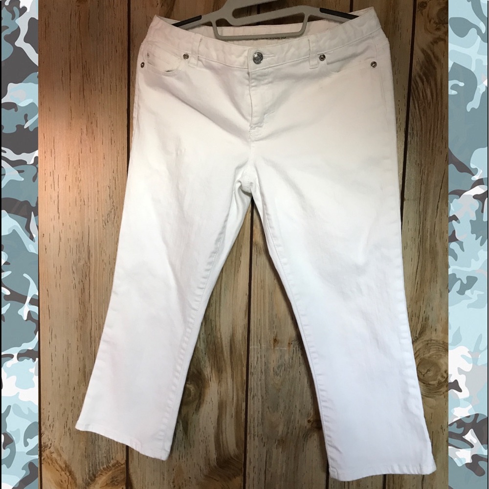 Michael Kors White Capri Jeans  Size 4